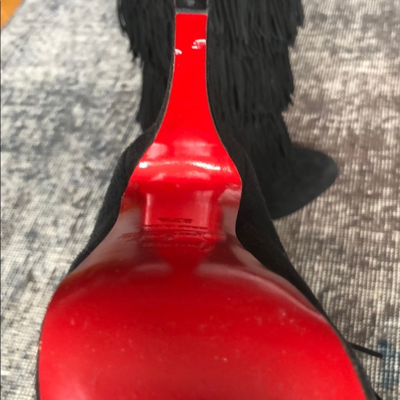 SOLD Christian Louboutin Fringe Boots Brand New - Picture 5 of 11